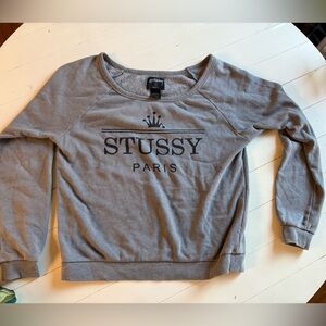 Stussy crew neck long sleeve women’s small